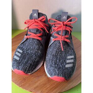 Adidas Women Shoe Edge Lux 2.0 Size 10.5 Gray Sneaker Running Pre Owned